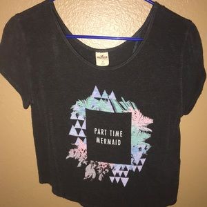 hollister mermaid tee! never worn!